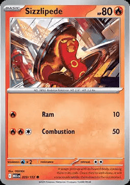 Sizzlipede - Mega Evolution (Common) [MEG-029] Hover Image