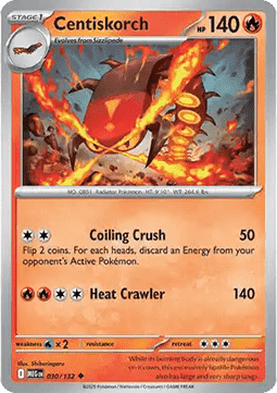 Centiskorch - Mega Evolution (Uncommon) [MEG-030] Imagen principal del producto
