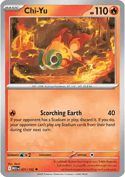 Chi-Yu - Mega Evolution (Uncommon) [MEG-031] Imagen principal del producto