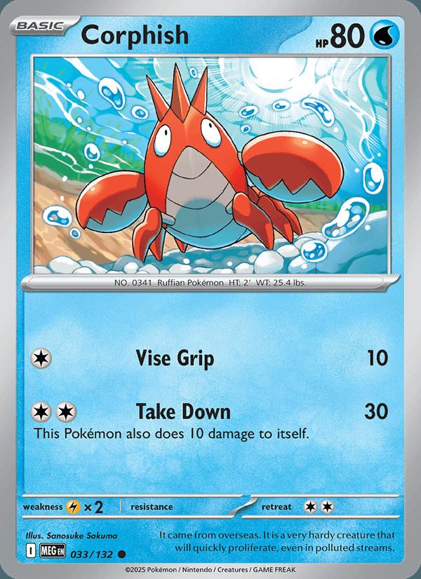 Corphish - Mega Evolution (Common) [MEG-033] Hauptbild