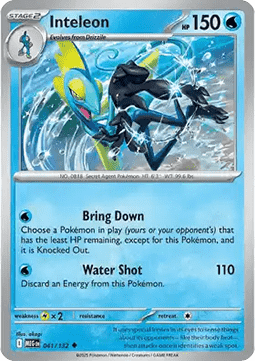 Inteleon - Mega Evolution (Uncommon) [MEG-041] Imagen principal del producto