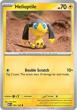 Helioptile - Mega Evolution (Common) [MEG-052] Imagen principal del producto