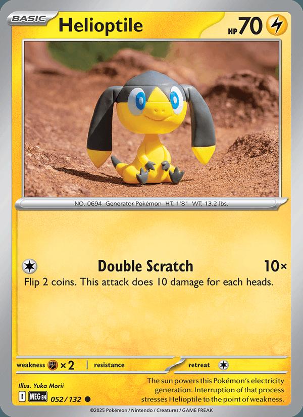 Helioptile - Mega Evolution (Common) [MEG-052] Immagine principale del prodotto