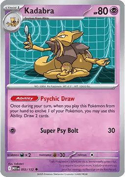 Kadabra - Mega Evolution (Uncommon) [MEG-055] Imagen principal del producto