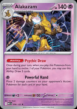 Alakazam - Mega Evolution (Rare) [MEG-056] Hover Image