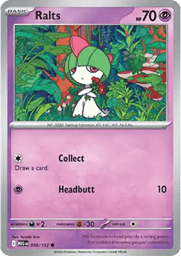Ralts - Mega Evolution (Common) [MEG-058] Imagen principal del producto