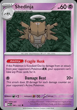 Shedinja - Mega Evolution (Uncommon) [MEG-061] Hover Image