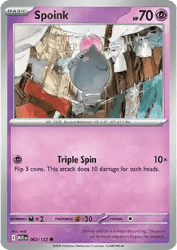 Spoink - Mega Evolution (Common) [MEG-062] Immagine principale del prodotto