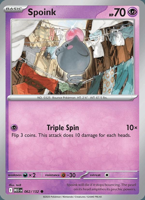 Spoink - Mega Evolution (Common) [MEG-062] Hoofdafbeelding