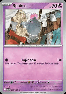 Spoink - Mega Evolution (Common) [MEG-062] Hover Image