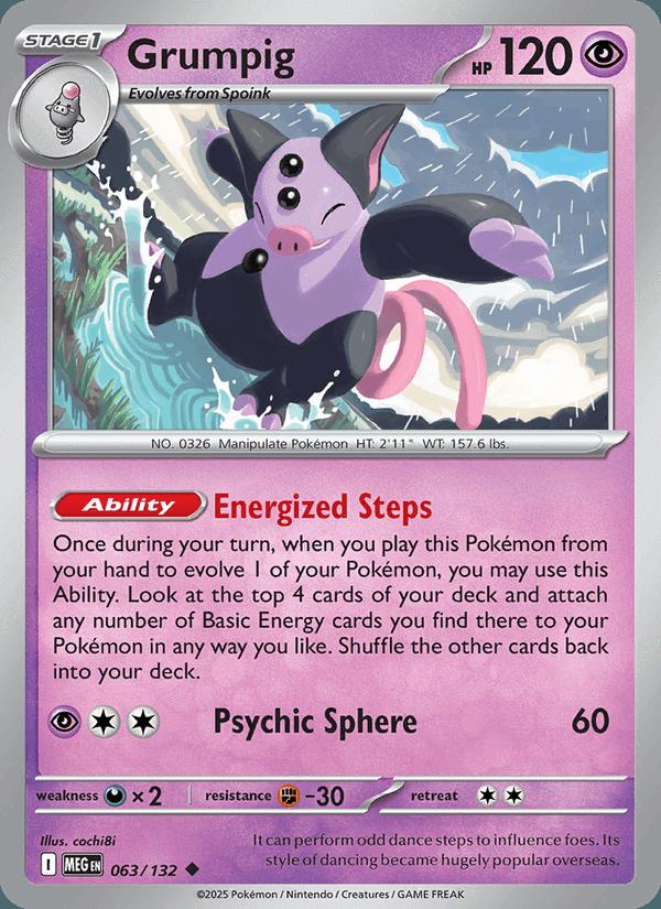 Grumpig - Mega Evolution (Uncommon) [MEG-063] Hauptbild