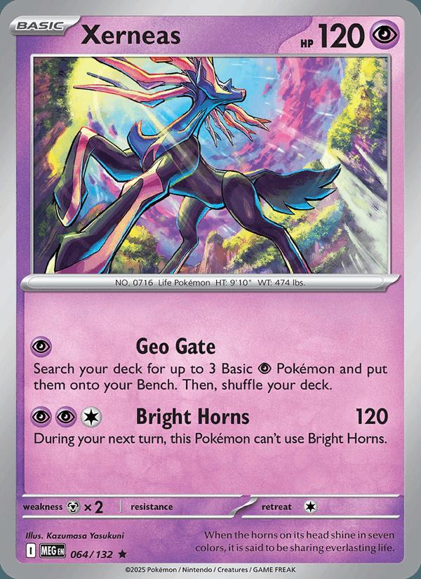 Xerneas - Mega Evolution (Rare) [MEG-064] Hoofdafbeelding