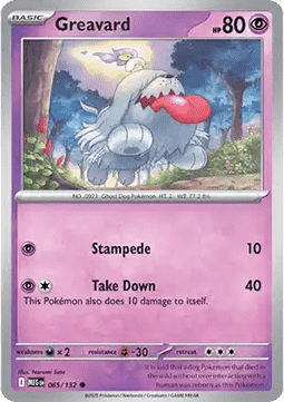 Greavard - Mega Evolution (Common) [MEG-065] Imagen principal del producto