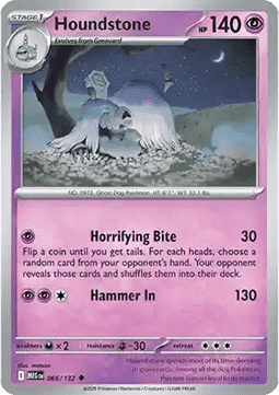 Houndstone - Mega Evolution (Uncommon) [MEG-066] Imagen principal del producto