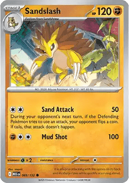Sandslash - Mega Evolution (Common) [MEG-069] Imagen principal del producto