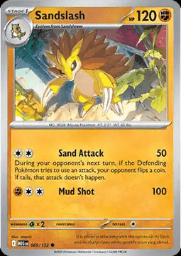 Sandslash - Mega Evolution (Common) [MEG-069] Hover Image