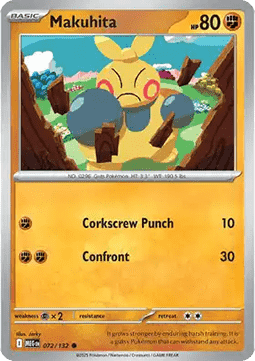 Makuhita - Mega Evolution (Common) [MEG-072] Imagen principal del producto