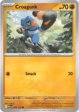 Croagunk - Mega Evolution (Common) [MEG-078] Imagen principal del producto
