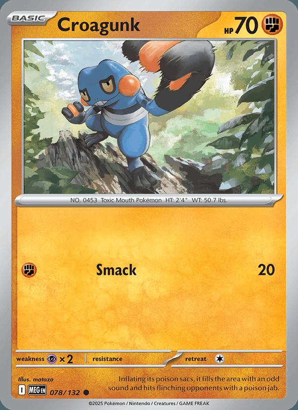 Croagunk - Mega Evolution (Common) [MEG-078] Hauptbild