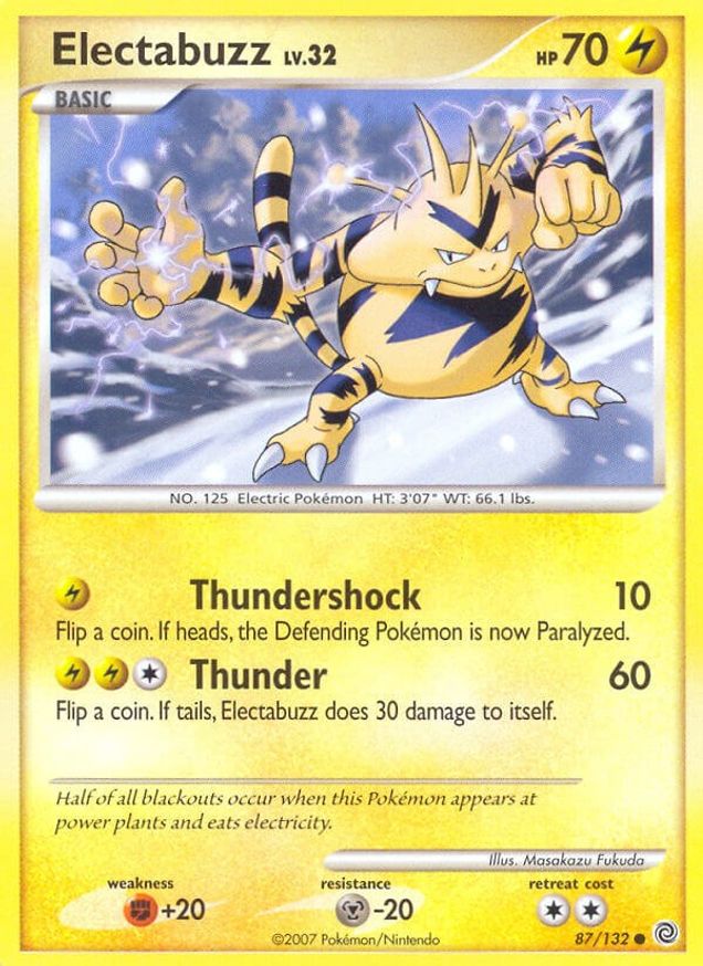 Pokémon-kaart Electabuzz 87/132 Common uit de set Secret Wonders Hauptbild
