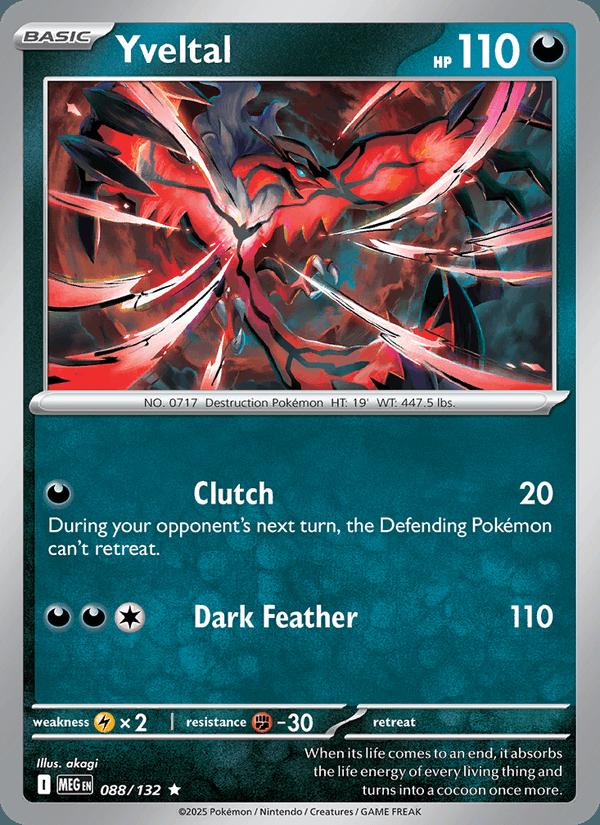 Yveltal - Mega Evolution (Rare) [MEG-088] Main image