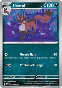 Thievul - Mega Evolution (Common) [MEG-090] Imagen principal del producto