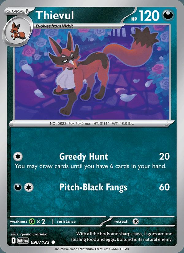 Thievul - Mega Evolution (Common) [MEG-090] Main image