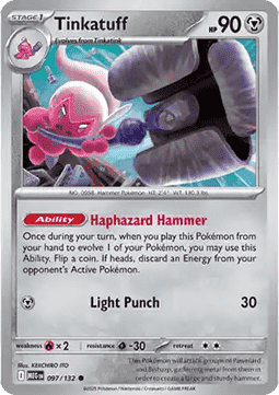 Tinkatuff - Mega Evolution (Common) [MEG-097] Imagen principal del producto