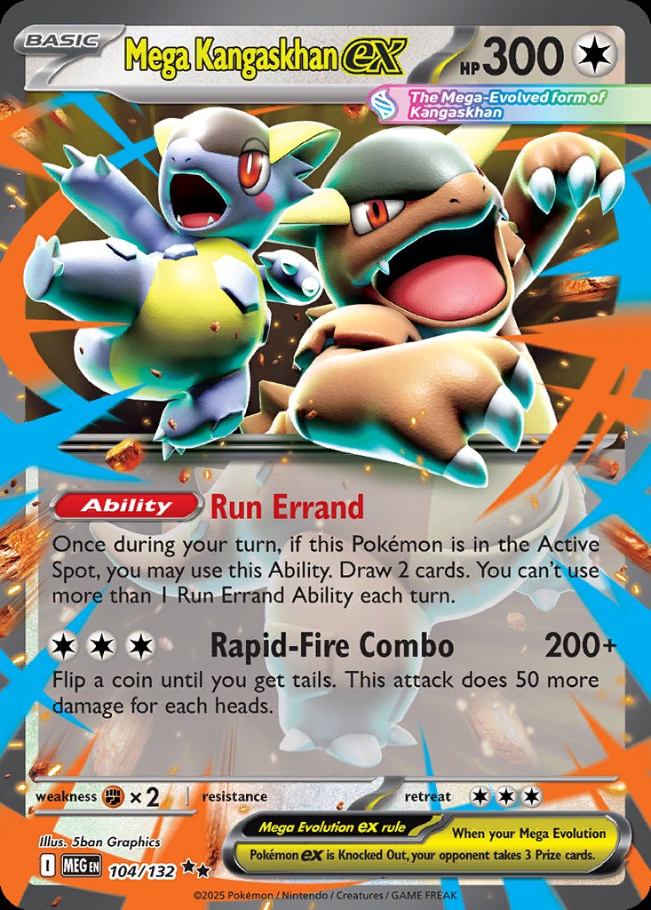 Mega Kangaskhan ex - Mega Evolution (Double Rare) [MEG-104] Hoofdafbeelding