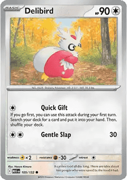 Delibird - Mega Evolution (Common) [MEG-105] Imagen principal del producto