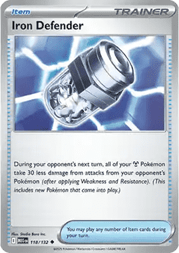 Iron Defender - Mega Evolution (Uncommon) [MEG-118] Imagen principal del producto