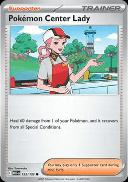 Pokémon Center Lady - Mega Evolution (Common) [MEG-123]