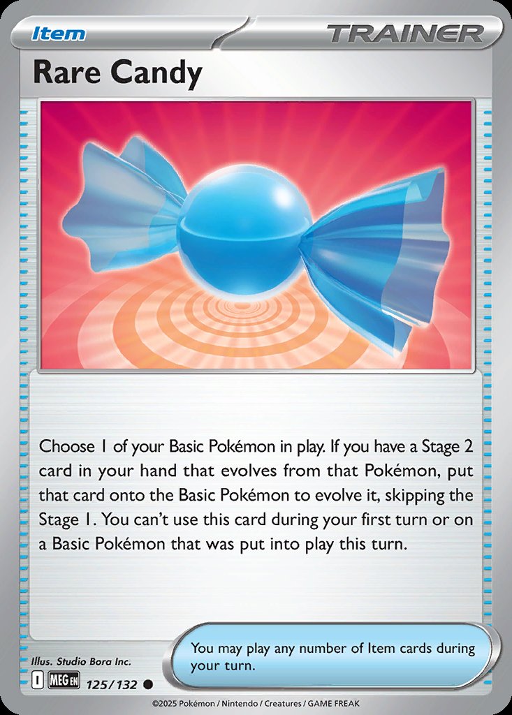 Rare Candy - Mega Evolution (Common) [MEG-125] Hoofdafbeelding