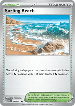 Surfing Beach - Mega Evolution (Uncommon) [MEG-129] Immagine principale del prodotto