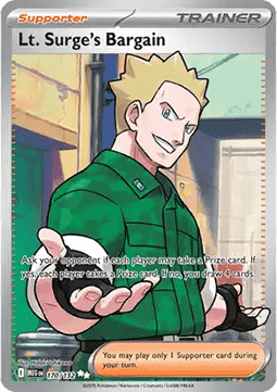 Lt. Surge's Bargain - Mega Evolution (Ultra Rare) [MEG-170] Imagen principal del producto