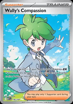 Wally's Compassion - Mega Evolution (Ultra Rare) [MEG-176] Hover Image