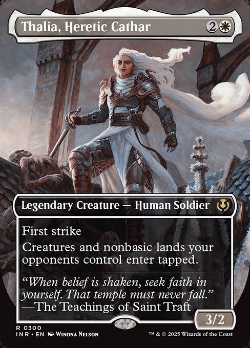 Thalia, Heretic Cathar – Innistrad Remastered (INR-300) Magic: The Gathering card | LC-REM-20260804-15339680465228-8521750a-95c1-4bed-817e-96dae01c2c38