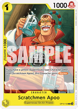 Scratchmen Apoo (OP10-108) (V.1) - The Best Vol.2 (Common) [PRB02-OP10-108] Imagen principal del producto