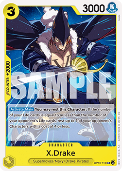 X.Drake (OP10-114) (V.1) - The Best Vol.2 (Uncommon) [PRB02-OP10-114] Imagen principal del producto