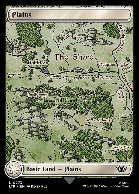 Plains – The Lord of the Rings: Tales of Middle-earth (LTR-273) Magic: The Gathering card