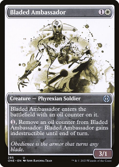 Bladed Ambassador – Phyrexia: All Will Be One (ONE-285) Magic: The Gathering card | LC-REM-20260804-15609158861132-85465be2-7327-4e1f-8a4b-d24dca4f3ada Imagen principal del producto