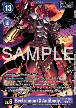 Beelzemon (X Antibody) (BT12-085) (V.2) - Premium Bandai Products (Alternative Art) [PB-XX-BT12-085] Hauptbild