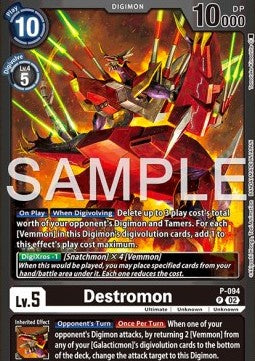Destromon (P-094) - Premium Bandai Products (Alternative Art) [PB-XX-P-094] Imagen principal del producto