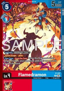 Flamedramon (P-137) - Premium Bandai Products (Alternative Art) [PB-XX-P-137] Imagen principal del producto