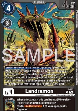 Landramon (P-167) - Premium Bandai Products (Alternative Art) [PB-XX-P-167] Imagen principal del producto