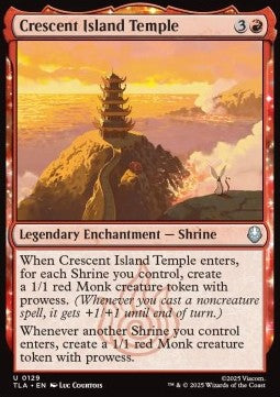 Crescent Island Temple - Magic: The Gathering | Avatar: The Last Airbender (Uncommon) [TLA-129] Hauptbild