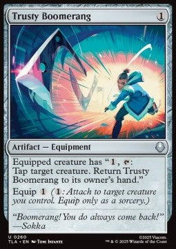 Trusty Boomerang - Magic: The Gathering | Avatar: The Last Airbender (Uncommon) [TLA-260] Hauptbild