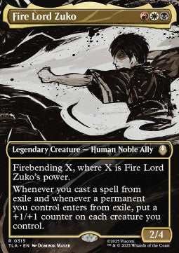 Fire Lord Zuko (V.1) - Magic: The Gathering | Avatar: The Last Airbender: Extras (Rare) [XTLA-315] Hoofdafbeelding