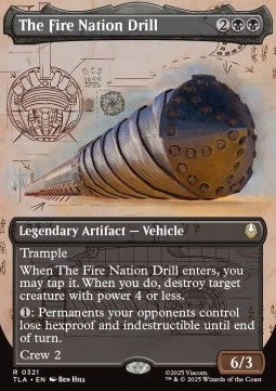 The Fire Nation Drill - Magic: The Gathering | Avatar: The Last Airbender: Extras (Rare) [XTLA-321] Hoofdafbeelding