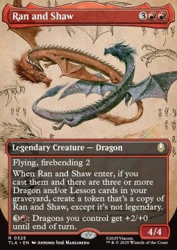 Ran and Shaw - Magic: The Gathering | Avatar: The Last Airbender: Extras (Rare) [XTLA-325] Hoofdafbeelding